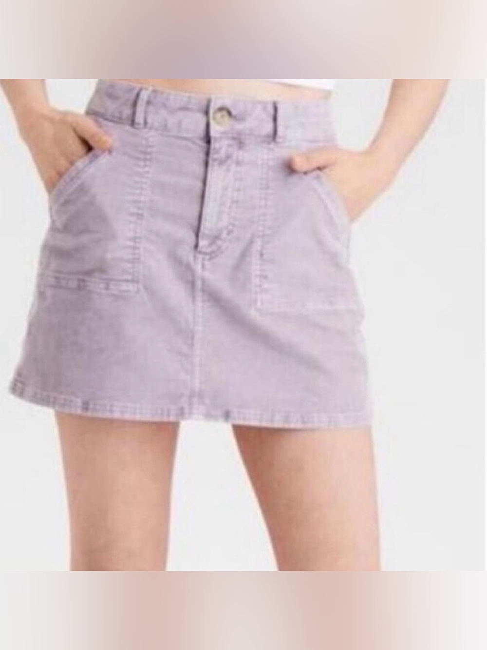 American Eagle Outfitters Lavender Mini Skirt